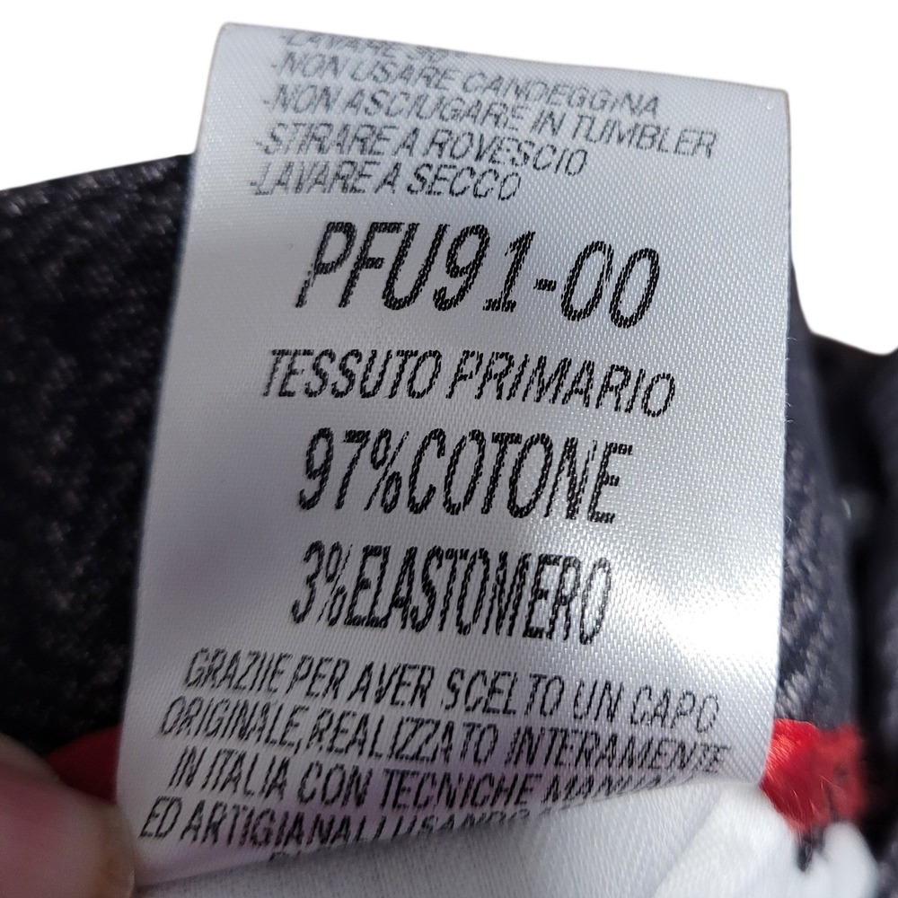 Karl Mommoo Italy 38x29 Herringbone Side Adjuster Sartorial‎ No-Break Pants - Picture 7 of 8